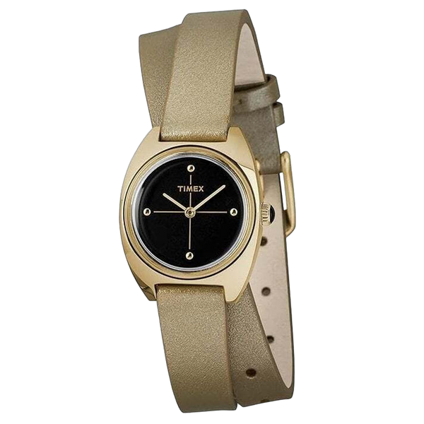 Timex Stainless steel case watch in black