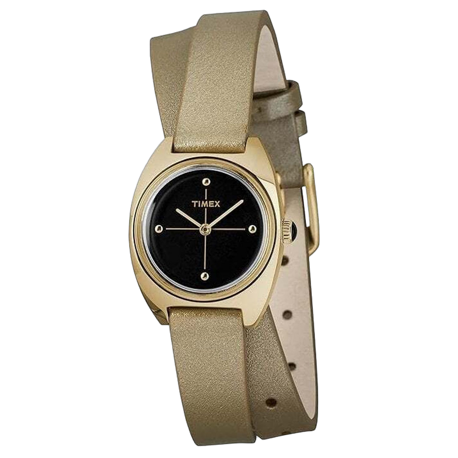 Timex Stainless steel case watch in black