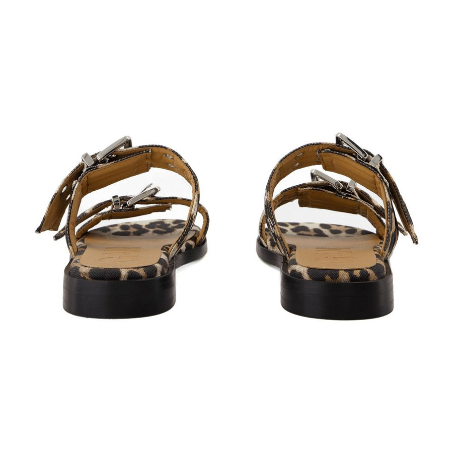 Ganni Cotton sandal in multicolor