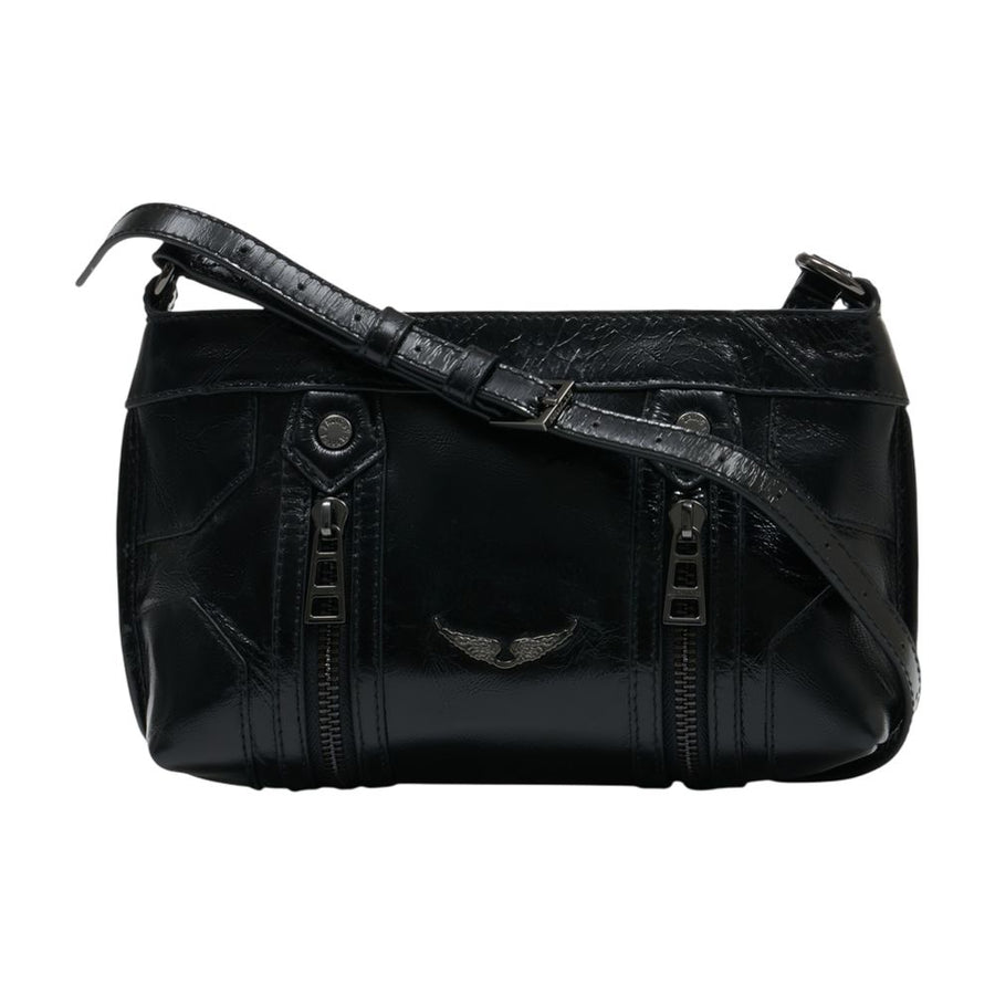 Zadig & Voltaire Calfskin crossbody bag in black