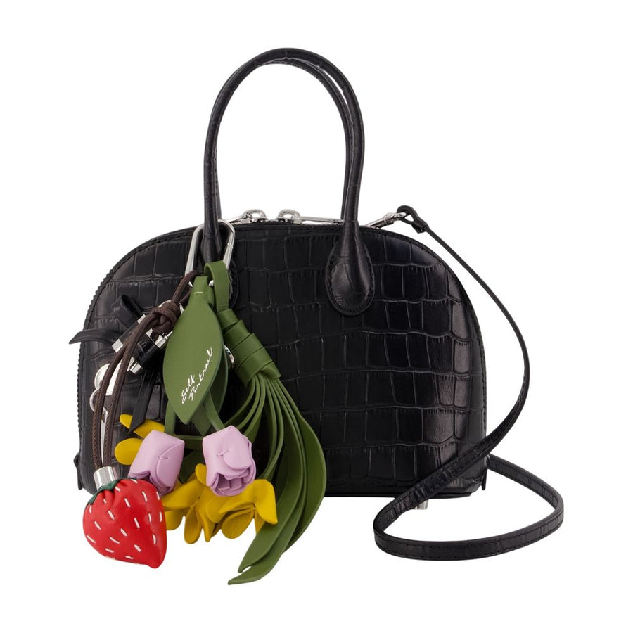 Toast Mini Bag - Self Portrait Leather Black Calfskin / Handbags-purses