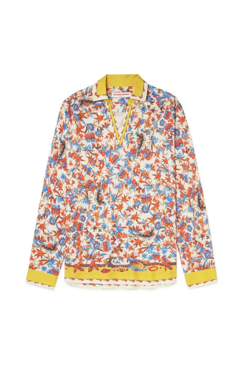 Orlebar Brown 20% Linen shirt in multicolor