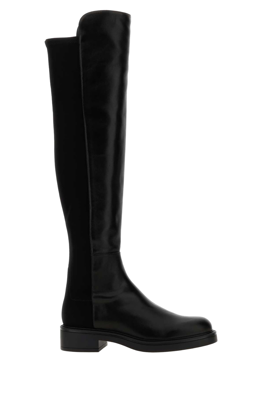 Black Nappa Leather And Fabric Celia Boots Stivali