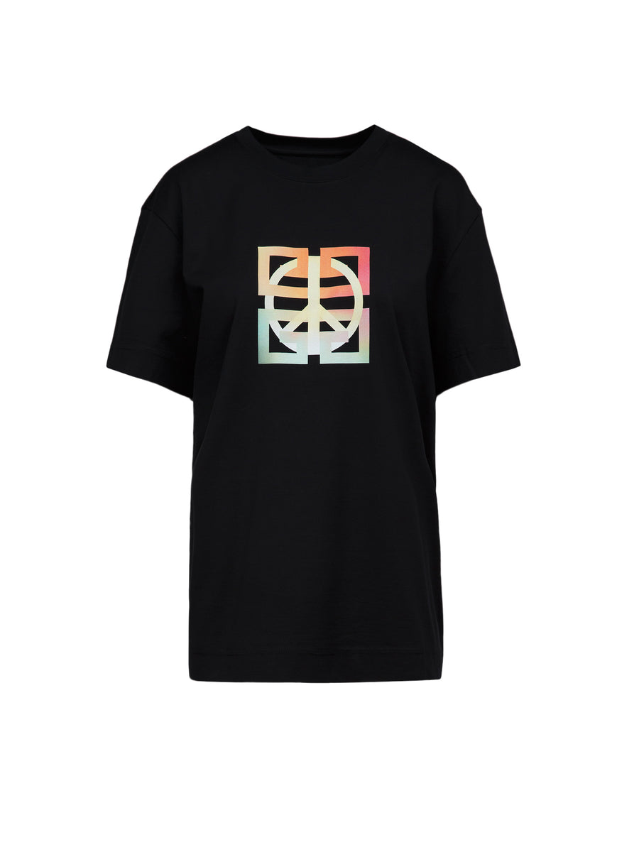 Black Cotton T-Shirt