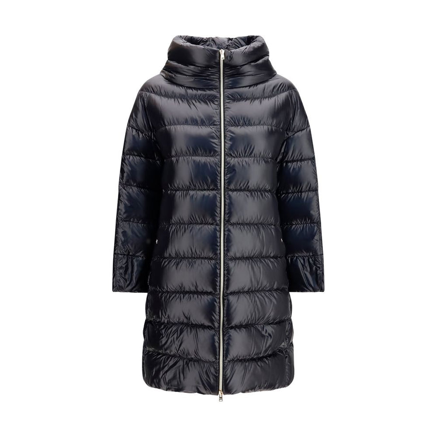 Herno 100% Polyester down jacket in black