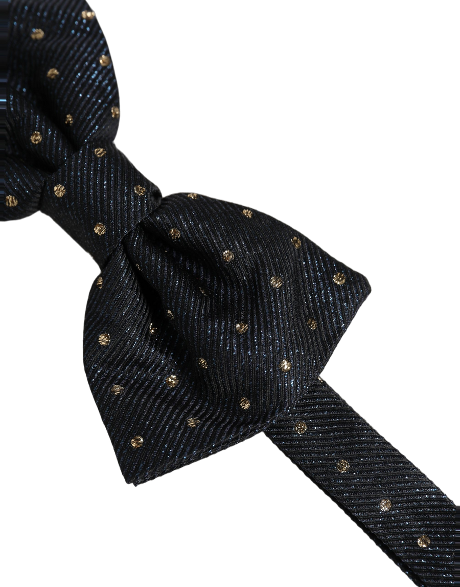 Dolce & Gabbana 100% Silk bow tie in black