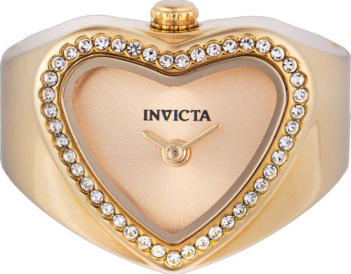 Invicta ring watch in gold
