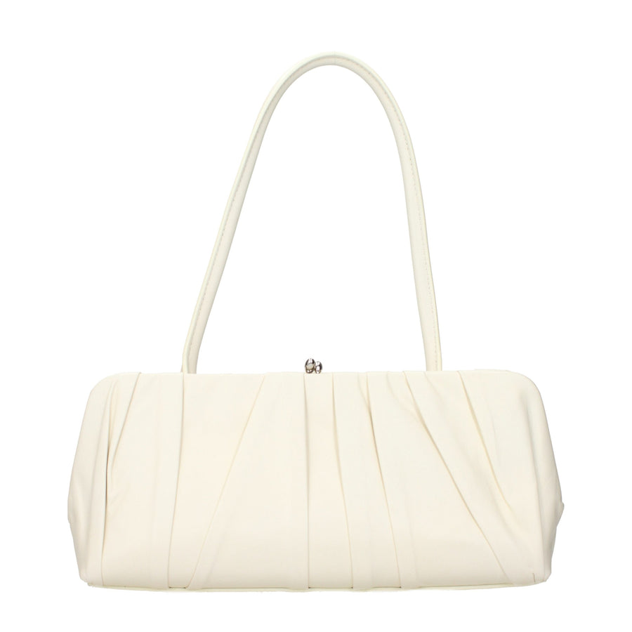 Jil Sander Leather shoulder bag in white