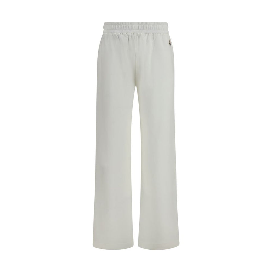 Moncler 88% Cotton joggers in white
