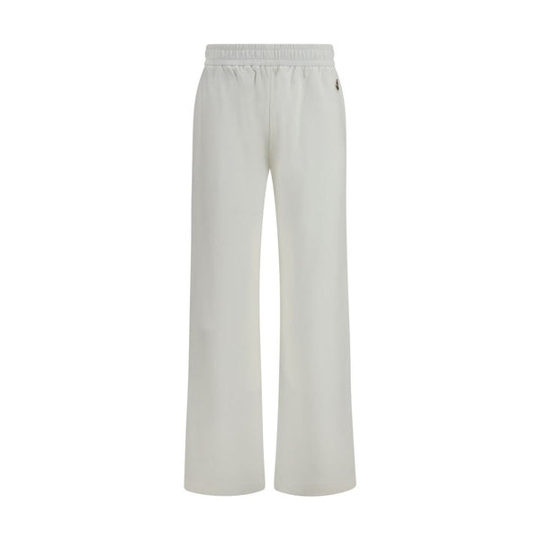 Moncler 88% Cotton joggers in white