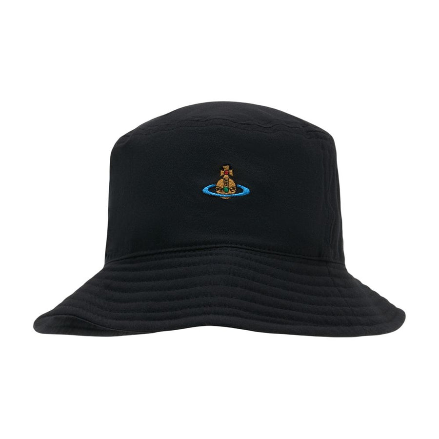 Vivienne Westwood 81020009-W01HC-N401 cotton bucket hat in black