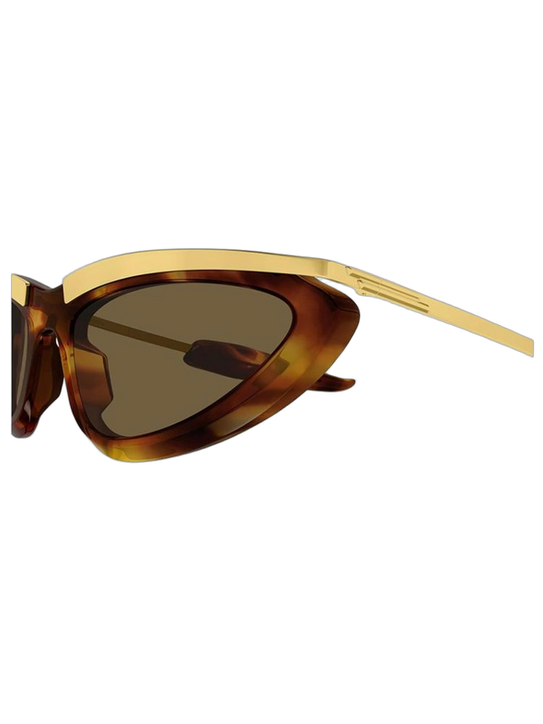 Bottega Veneta BV1477S Mixed acetate sunglasses in havana