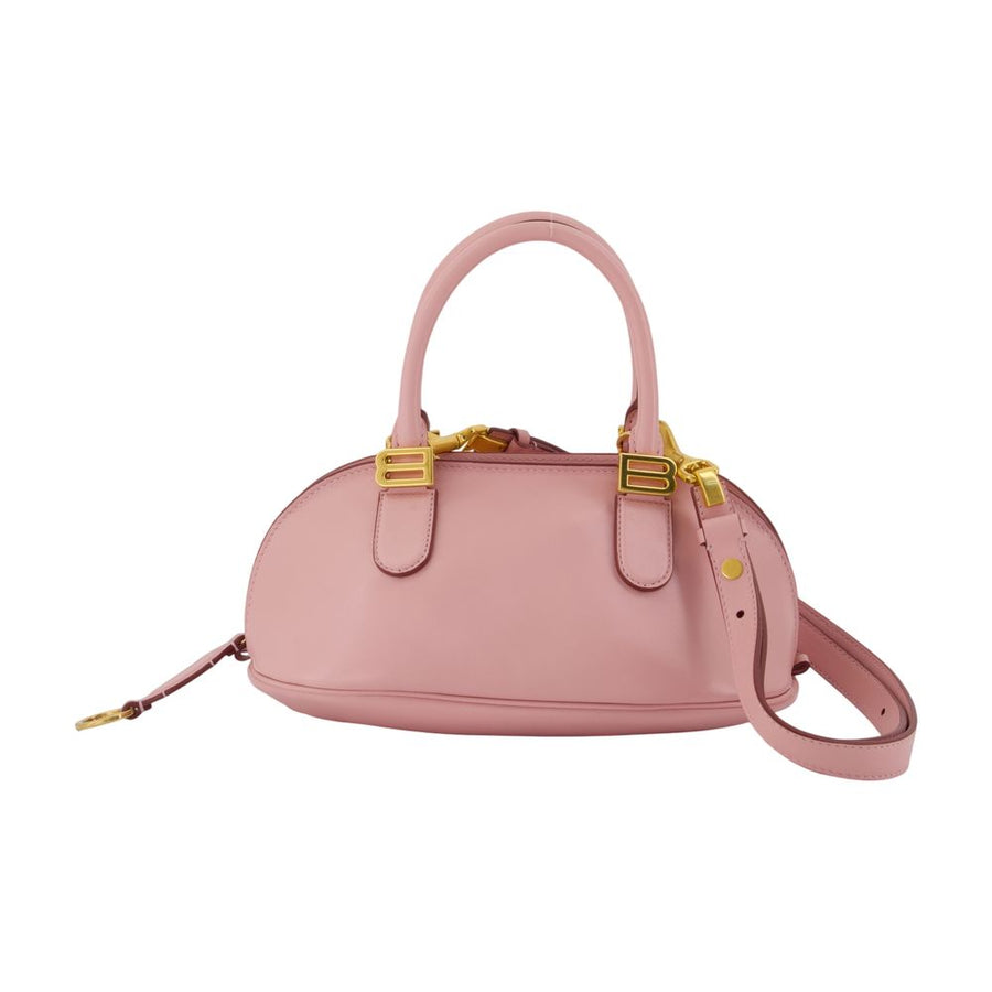 Balenciaga calfskin top handle bag in pink