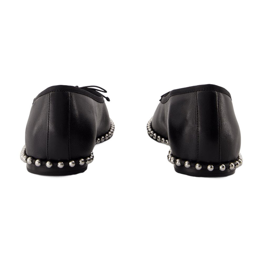 Alexander Wang Lambskin ballerina flat in black