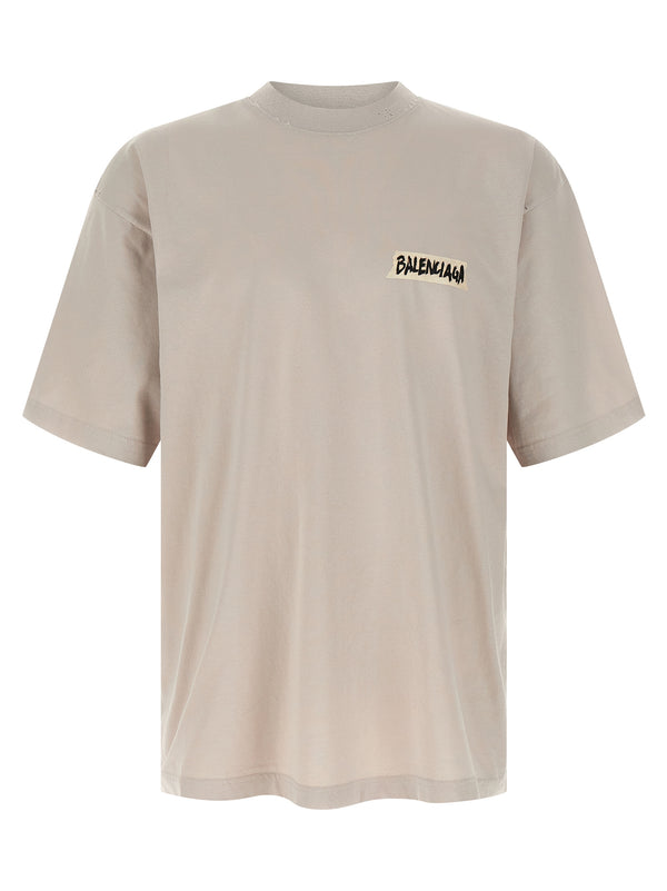 Balenciaga 100% Cotton t-shirt in gray