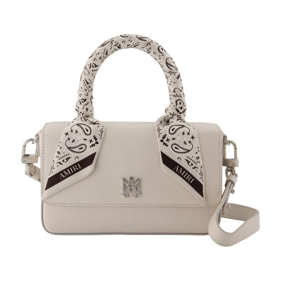 Micro Long Ma Purse - Amiri Leather Beige Calfskin Bags / Handbags-purses