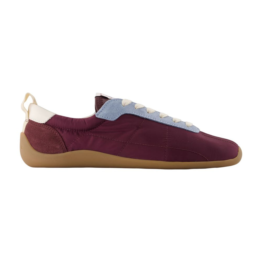 Kenzo cotton sneaker in burgundy