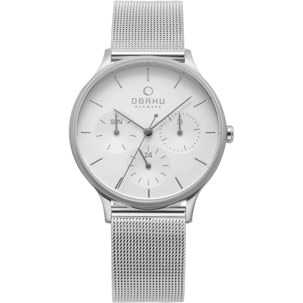 Obaku Stainless steel case watch in silver