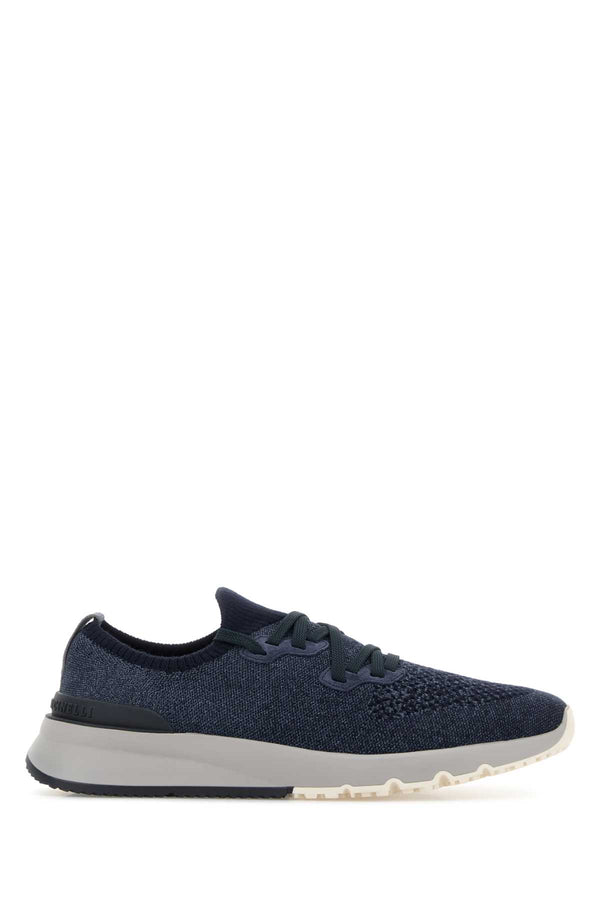 Brunello Cucinelli Sneakers 100% Fabric upper and lining sneaker in blue