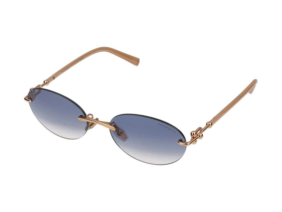 Tiffany 0TF3104D Metal sunglasses in rose gold