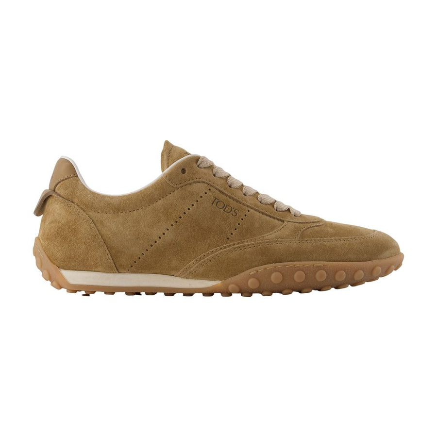 Sportiva Sneakers - Tods Leather Brown Calfskin Shoes /