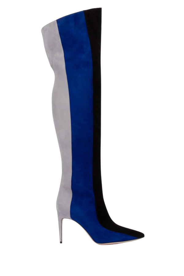 Manolo Blahnik Suede boot in multicolor