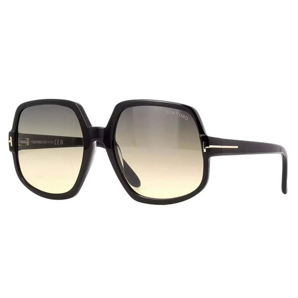 Tom Ford FT099201B Plastic frame sunglasses in black