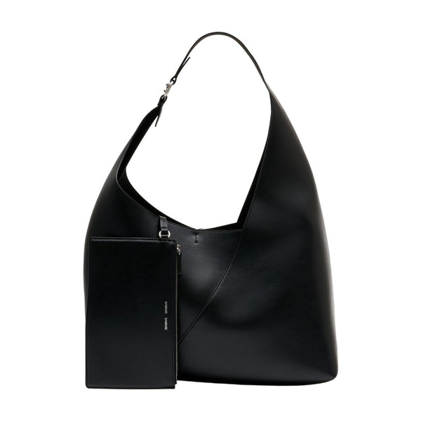 SamsøE SamsøE Calfskin shoulder bag in black