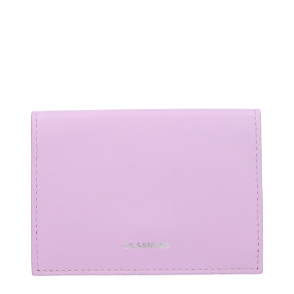 Pink Leather Cardholder Accessory