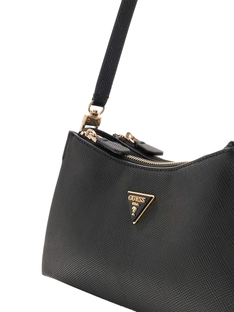 Guess Shoulder Bag Black Polyurethane / Shoulder-bags