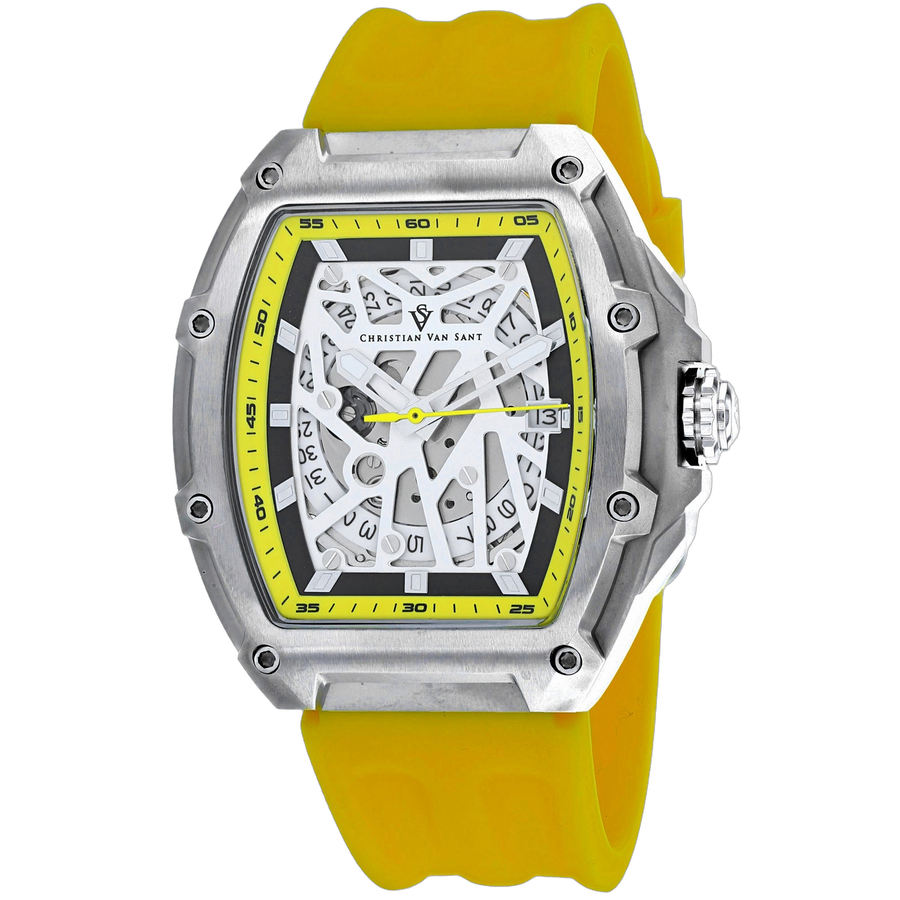 Christian Van Sant Stainless steel case watch in white