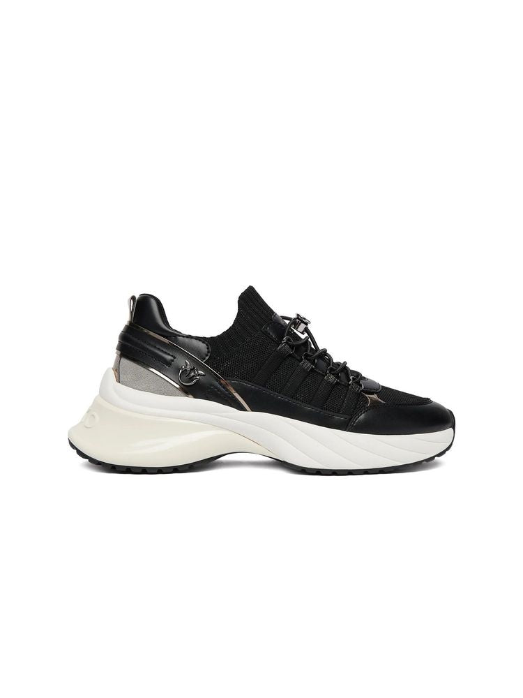 Pinko 60% Polyester sneaker in black