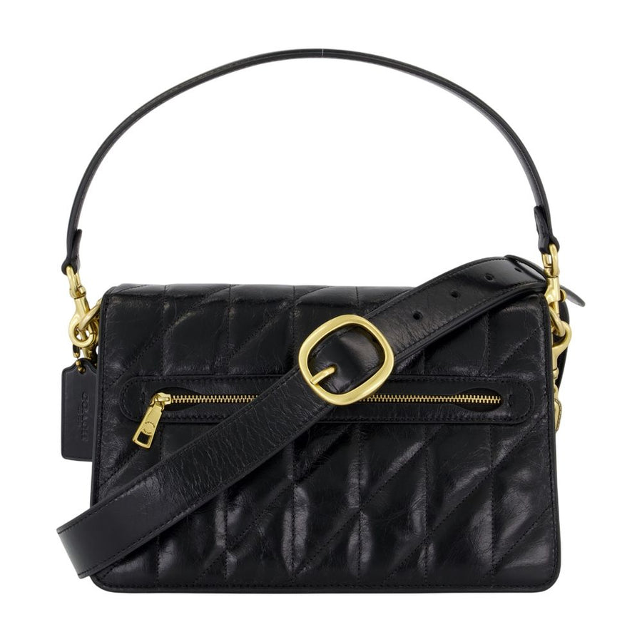 Coach Cowhide shoulder bag in black