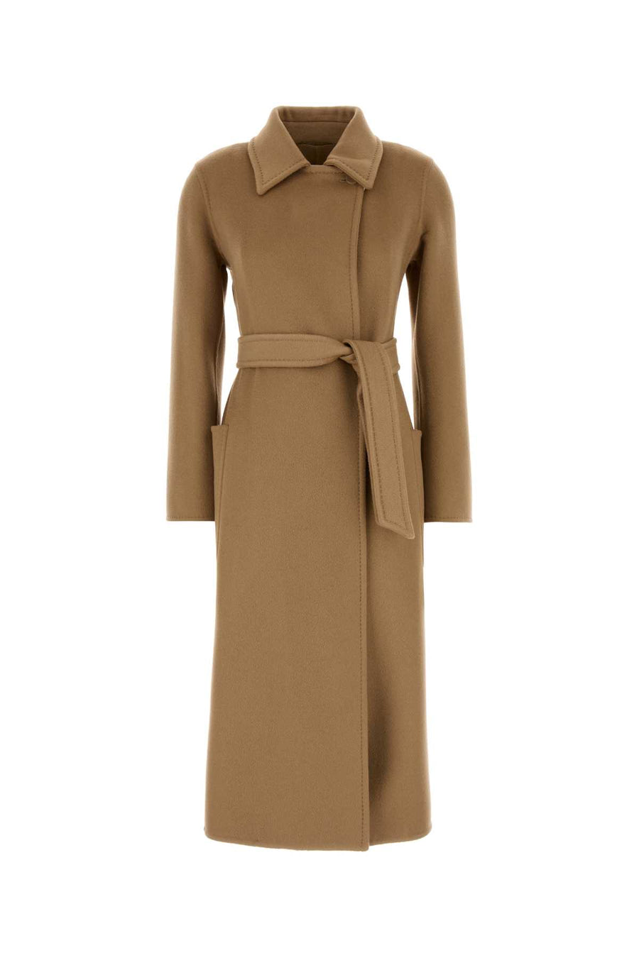 Max Mara 100% Cashmere coat in beige