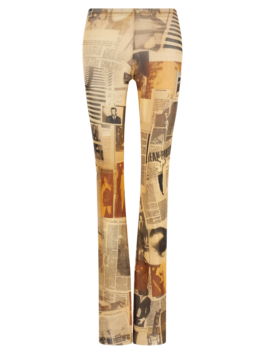 Jean Paul Gaultier 100% Polyamide trousers in multicolor