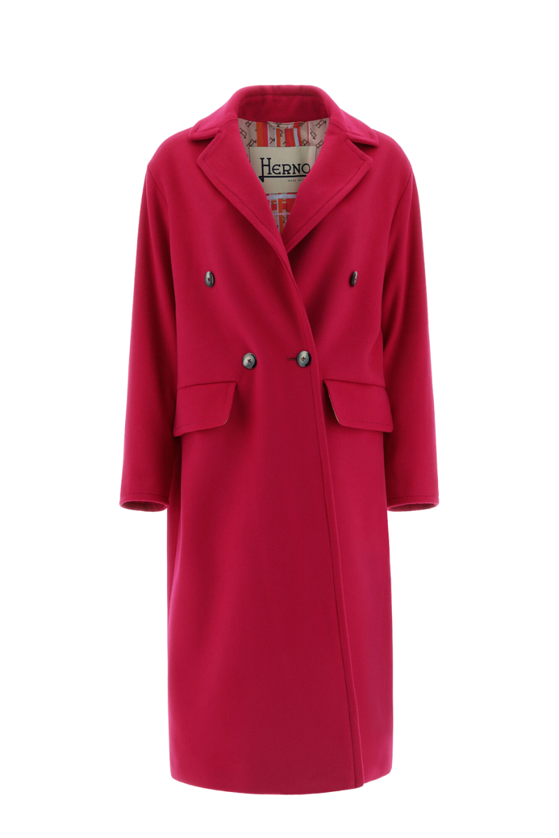 Herno 100% Wool coat in red