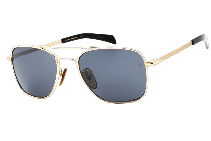 David Beckham sunglasses in gold