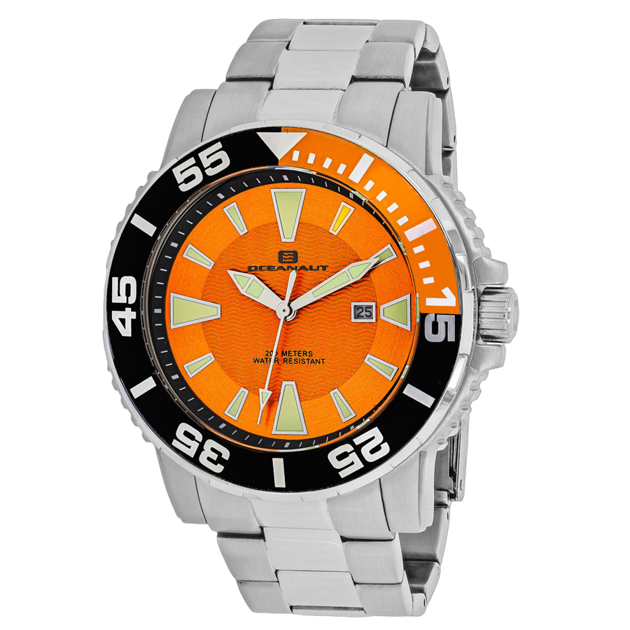 Oceanaut watch in orange