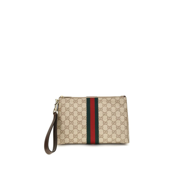Beige Fabric Shoulder Bag