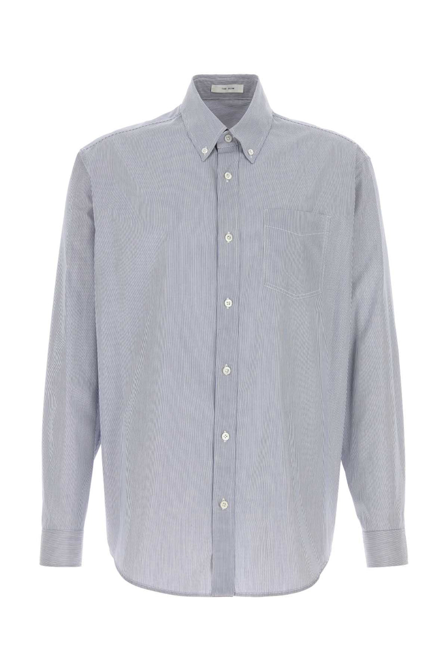 The Row Shirt 100% Cotton shirt in gray