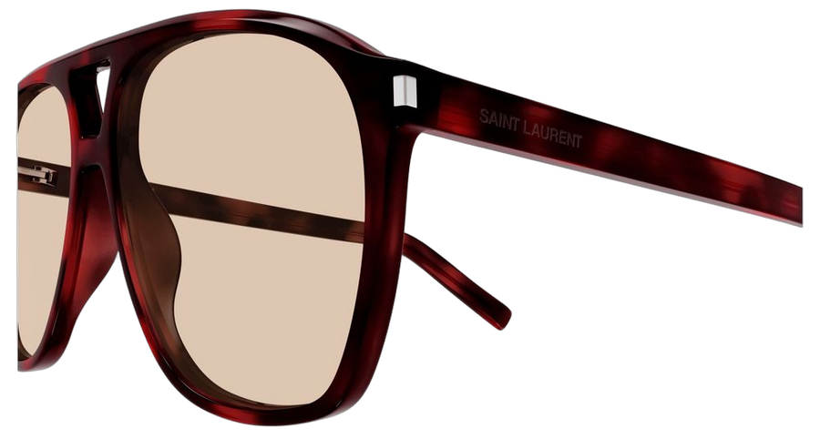 Saint Laurent Dune Recycled Acetate frame sunglasses in havana