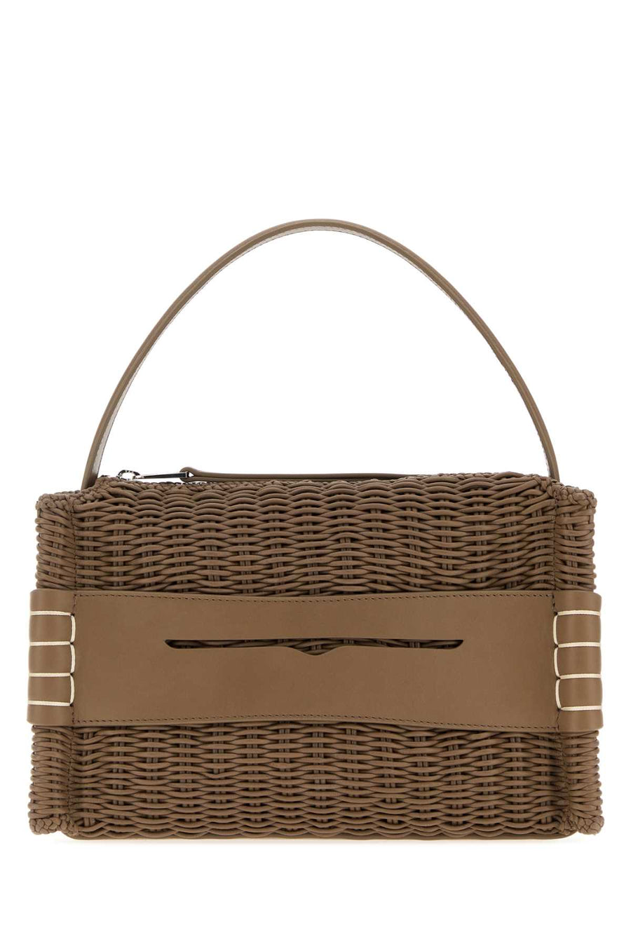 Mud Leather Loafers Handbag Taupe Borse A Tracolla