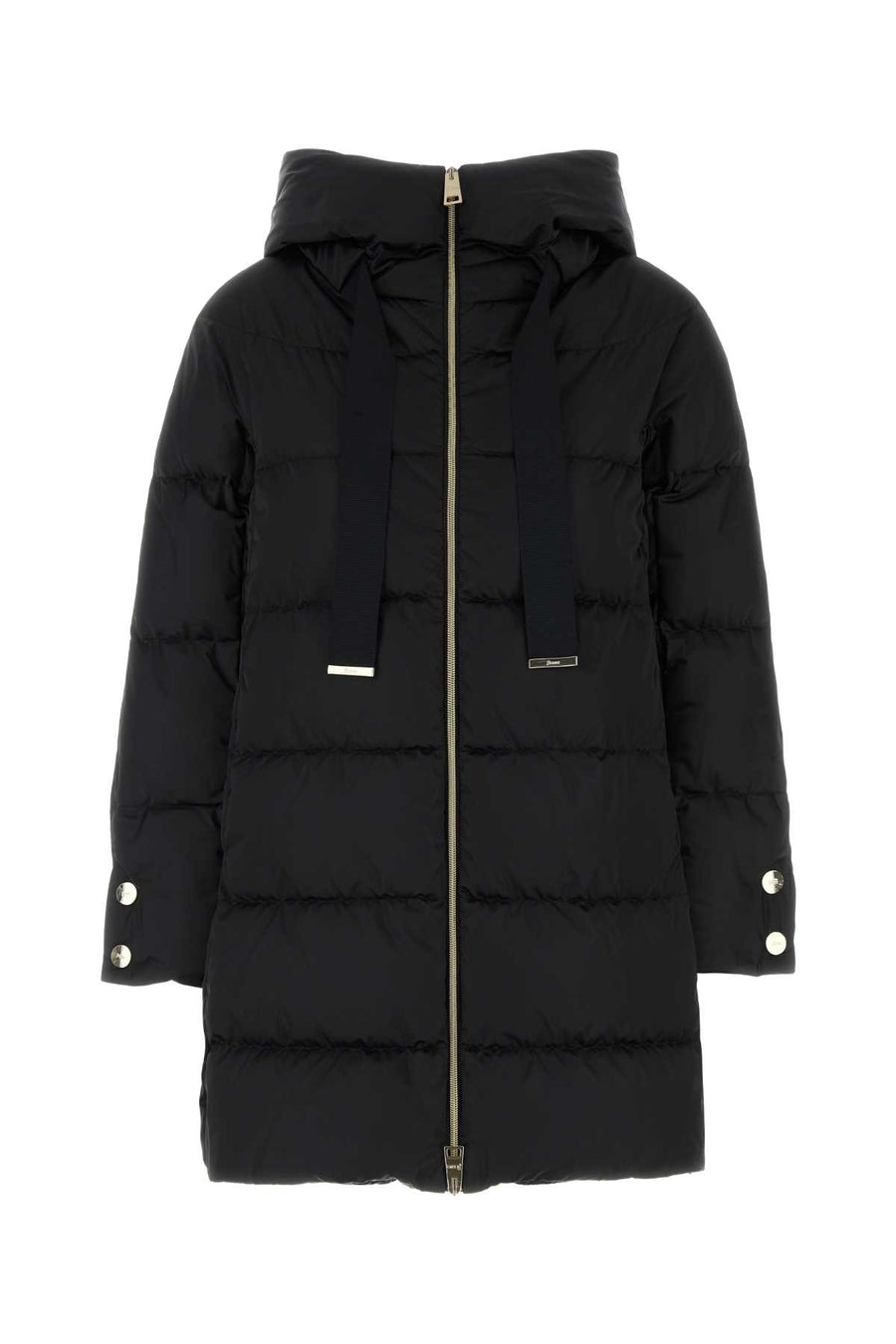 Black Polyester Down Jacket Piumini