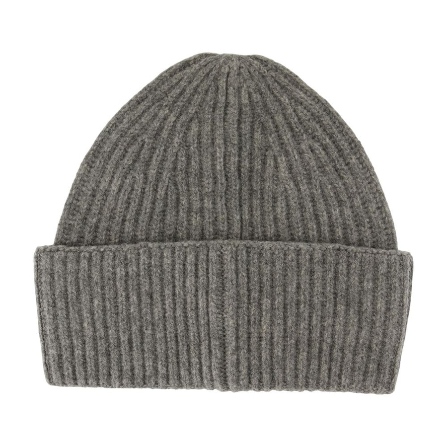 SamsøE SamsøE F24300118-CLR000659 wool beanie in gray