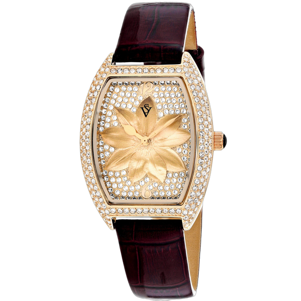 Christian Van Sant Stainless steel case watch in brown