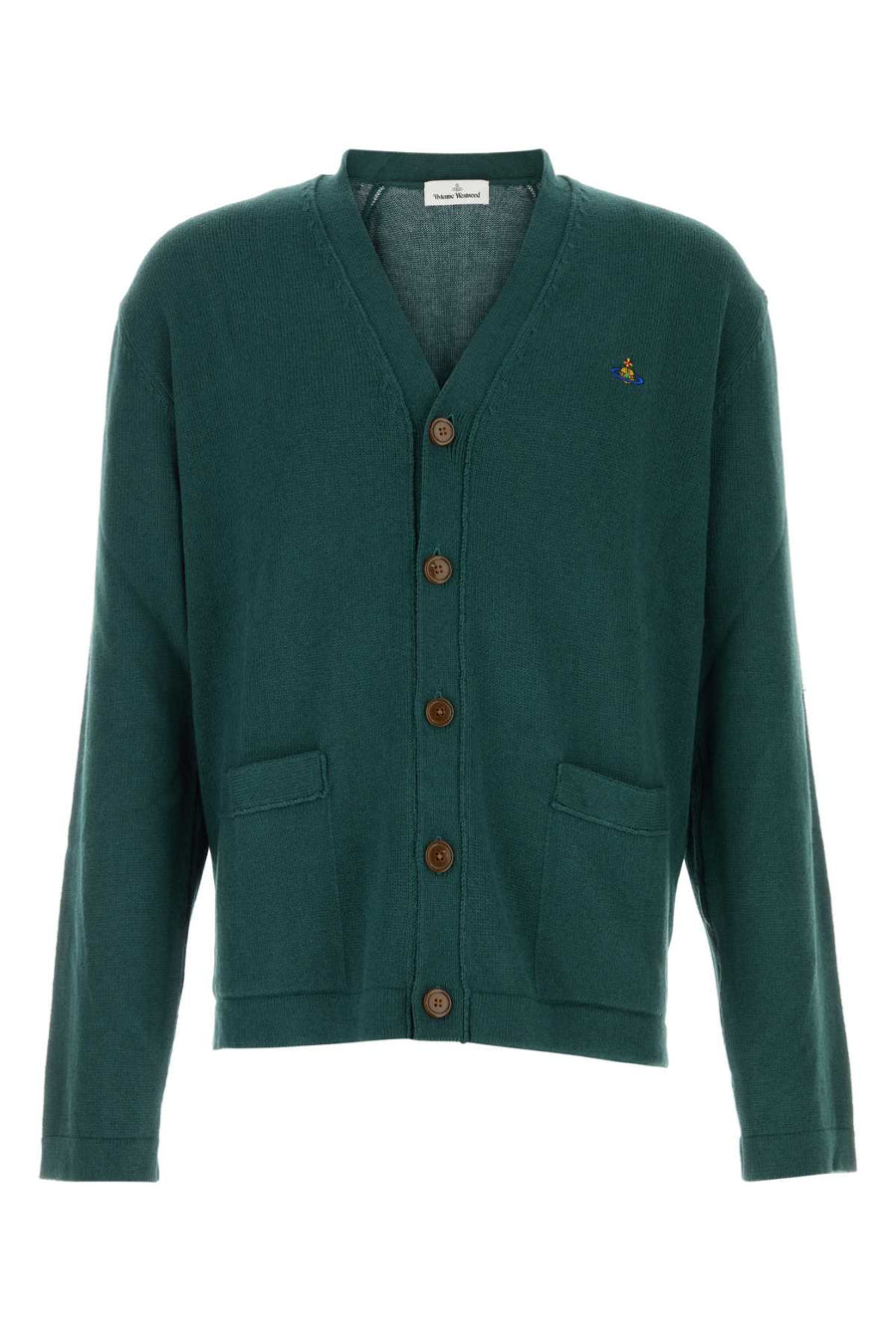 Vivienne Westwood Cardigan 85% Cotton cardigan in green