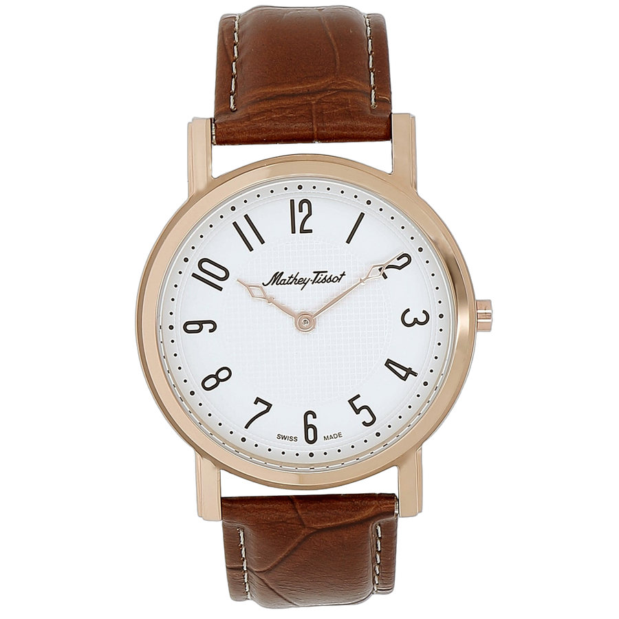 Mathey Tissot Stainless steel case watch in white