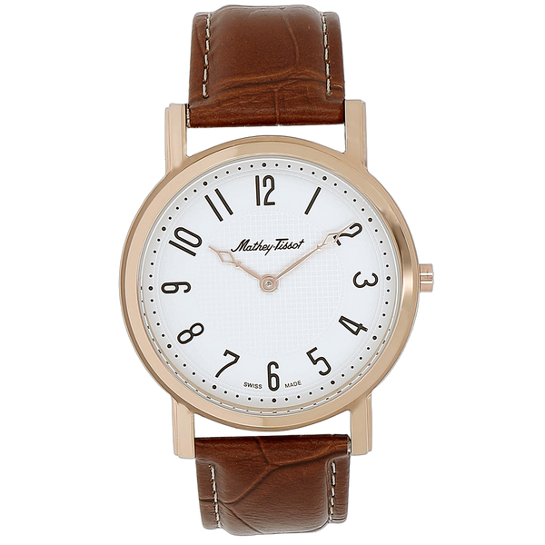 Mathey Tissot Stainless steel case watch in white