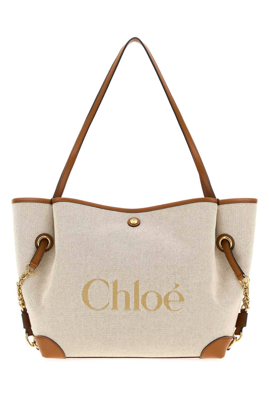 Sand Canvas Chloã© Clover Shopping Bag Claybrown Borse A Tracolla