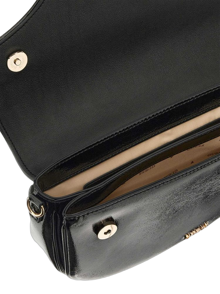 Guess 100% Polyurethane shoulder bag in black